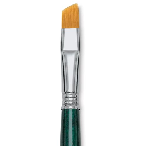 Escoda Barroco Toray Gold Synthetic Brush - Angular, Short Handle, Size 6