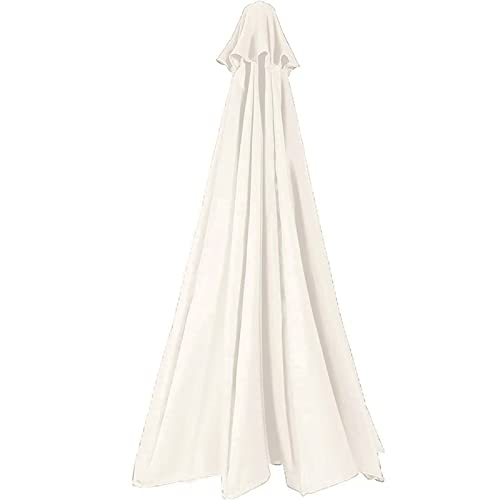 Toile de rechange parasol 300cm kaki pour vos repas sur la terrasse