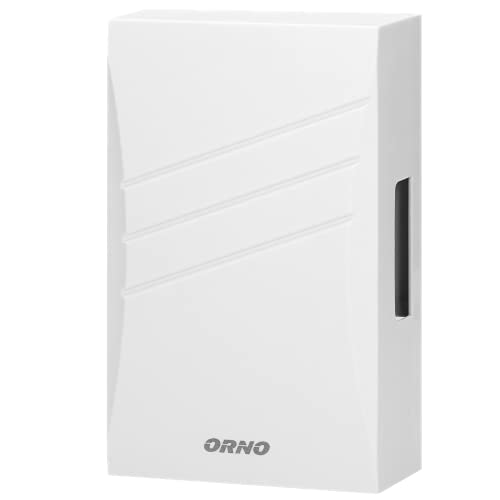 Orno DP-BD-157 BELIS Türklingel Kabelgebunden Mechanischer Gong mit eingebautem Transformator Zweiton IP 20 80dB Weiß 230V