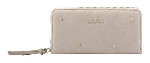 Porte-monnaie FREDsBRUDER The Beaded Wallet en cuir écru