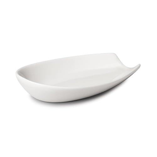 Wm Bartleet & Sons Traditional Porcelain Spoon Rest, White (13cm)