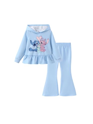 Image of Disney Princess Toddler Girls Clothes Long Sleeve Hoodies and Leggings Clothing Sets Fall Casual Pullover Tracksuit