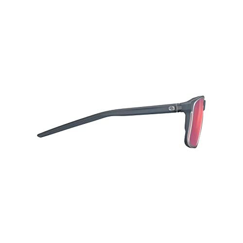 Gafas Rudy Project Overlap con lentes espejadas Multilaser Red de diseño ergonómico 4