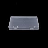 Transparent Plastic Storage Box, Small Organizer Case for Jewelry Beads Tool Accessories and Sundries, 1 Piece(17.4×10.8×2.6cm)