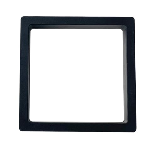 LCKKJHG Marco Flotante 9 Uds Caja de Almacenamiento de joyería Caja de Sombra Soportes de exhibición Soporte de exhibición de Marco Flotante 3D(9cm)