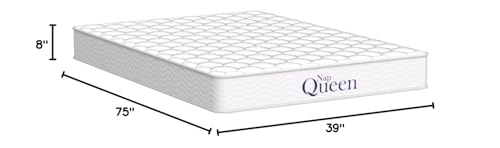 Napqueen NQ50811 8 Inch Innerspring Twin Size Medium Firm Memory Foam Mattress thumb #1