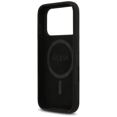Protégez votre iPhone 17 Pro Max avec la coque Guess silicone noire compatible MagSafe - 7