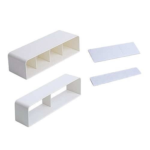 OUNONA Estante de Almacenamiento de Adhesivo Portátil Organizador Pared Soporte de Instalar para Hogar y Oficina y Compacto