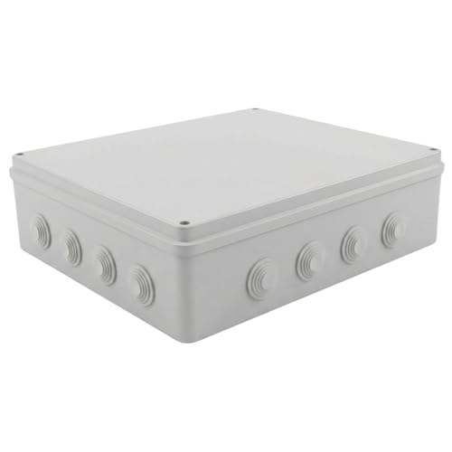 Lumonic Caja de Derivación Blanca 400x350x120mm Con 16 Aberturas - Montaje en Superficie IP65