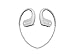 SONY Waterproof and dustproof Walkman with Bluetooth Wireless Technology NW-WS623 (White)