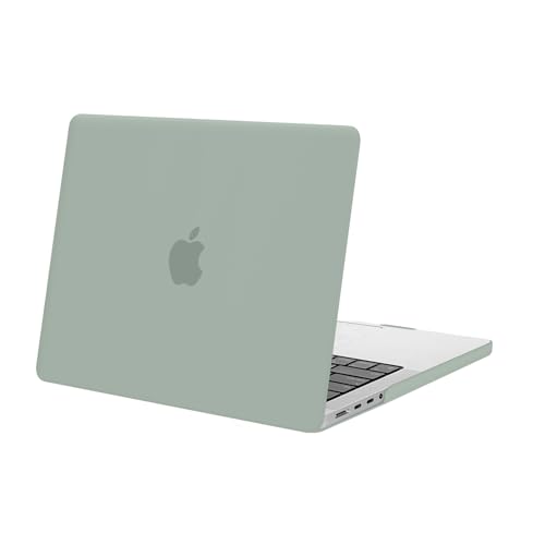 Protector plástico MacBook Pro 14 A2442 A2779 A2992 carcasa dura verde antiguo