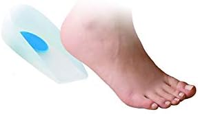 DR Medical Silicone Gel Heel Cup Shoe Inserts, One Pair - Medium