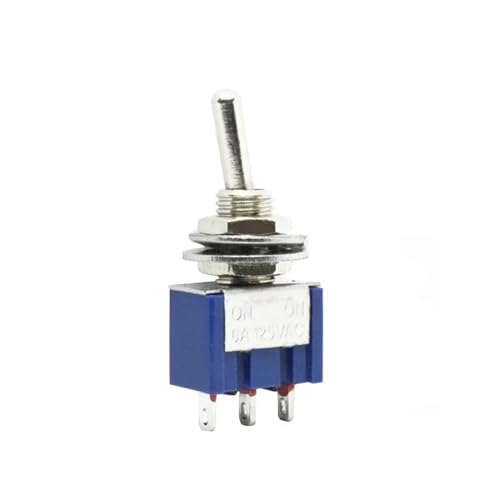 Mini interruptor de palanca MTS-102 de 3 pines ON-ON de 6mm para paneles
