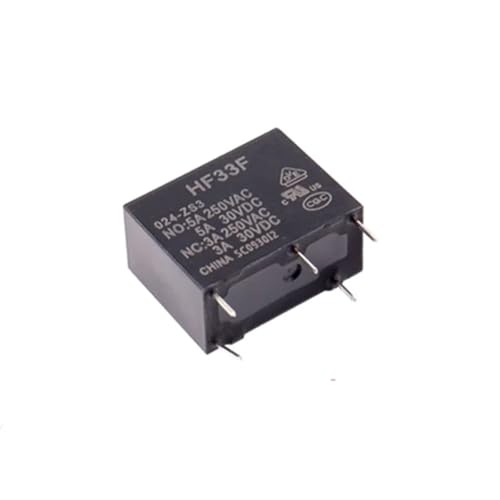 Relais de puissance 5 pins HF33F-005-ZS3 pour circuits imprimés 5V 250V - 4