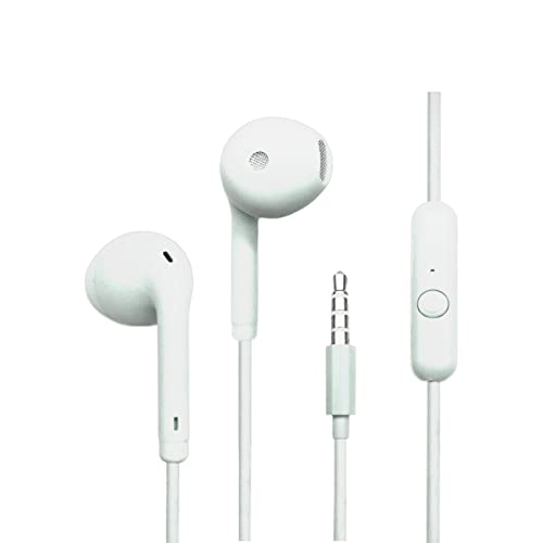 Maodom Wired Ear Buds with Mic,3.5mm Corded Earphones, In-Ear Headphones with Microphone & Button Control - HIFI Sound Wire Earphone with Button Control, Color Style