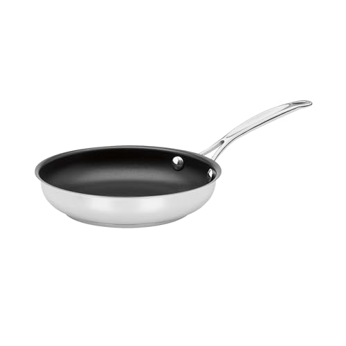 Cuisinart Chef's Classic 8" Stainless Steel Nonstick Skillet engi...
