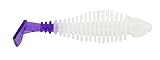 matzuo death roll hooks 768721549726 Matzuo MTZGK2.5WPRP Gaikotsu Lot de 8 maillots de bain côtelés Blanc/violet 6,3 cm