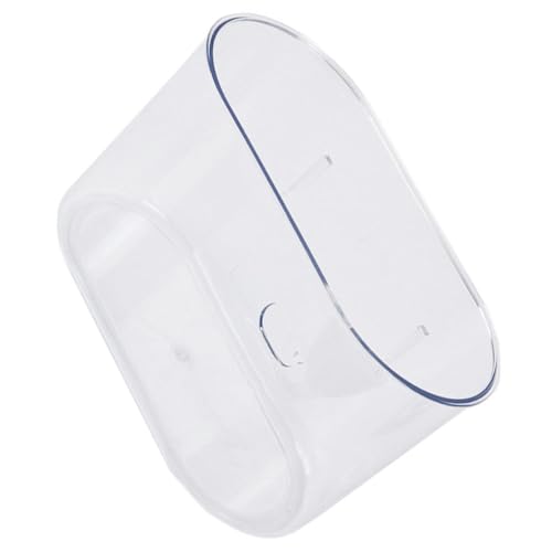 Caneca de basura colgante de pared pequeña transparente