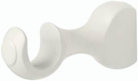 Kirsch Wood Trends Classics 4 1/2" Return Center Bracket for 1 3/8" pole, White (MPN# 5691G025)