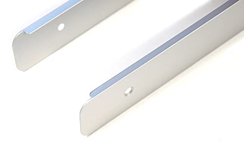 Barre d'extrémité R+L Barre d'angle pour plan de travail en aluminium 28 mm