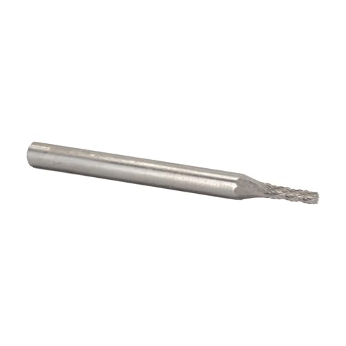 Image of Drill America SB-41 Carbide Burr /Rotary File Cylindrical End-Cut Double Cut for Die Grinder 1 /16 inch Dia. x 1 /4 inch Cut Length with 1 /8 inch Shank and 1-1 /2 inch Overall Length, DUL Series