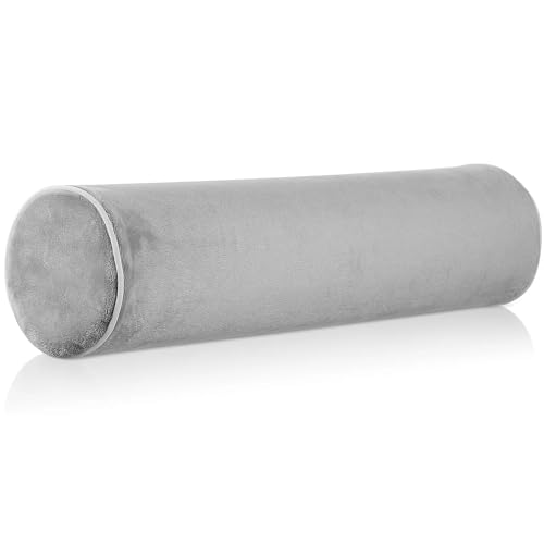 GXMDSGZ Almohada Espuma Memoria Almohada Redonda de Espuma viscoelástica, cojín Cervical cilíndrico, Tumbona for Mujer para Dormir En AvióN, AutomóVil