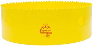 Starrett Deep Cut Hole Saw - DCH0178 Heavy Duty Bi-Metal with Extra Cobalt HSS Teeth - For Metals Wood Cast Iron Fibreglass Plastic Materials - 48mm