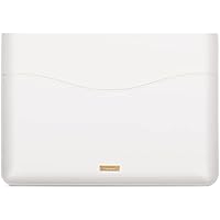Comfyable Funda para portátil de 14 Pulgadas Compatible con MacBook Pro 14-in 2021 M1 A2442 y versión Antigua de 13 a 13.3 Pulgadas MacBook Pro/MacBook Air, Funda de Piel sintética, Blanco