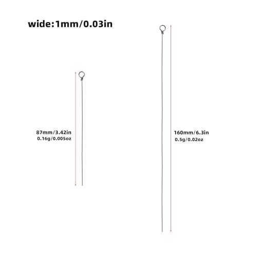 Kit de 100 ejes de acero inoxidable para señuelos de pesca miniatura 2