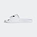 adidas Originals Men's Adilette Lite Slide, White/Core Black/White, 6