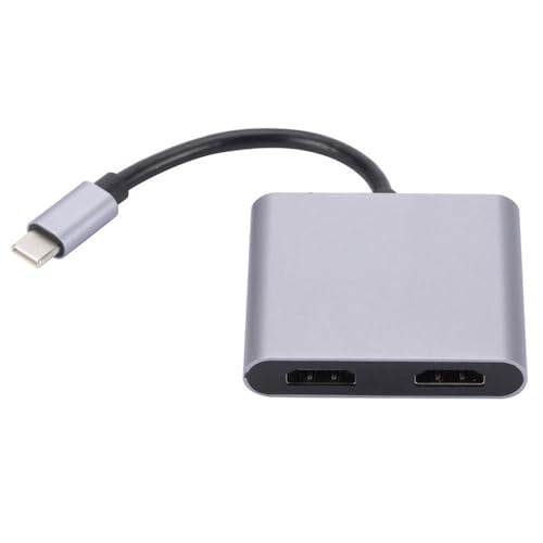 Adaptateur Type C vers HDMI 4K double et USB 3.0 avec port de charge PD