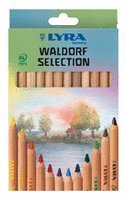 lyons Industries Lyra 11121 Waldorf Selection Colored Pencil, 12 Pack