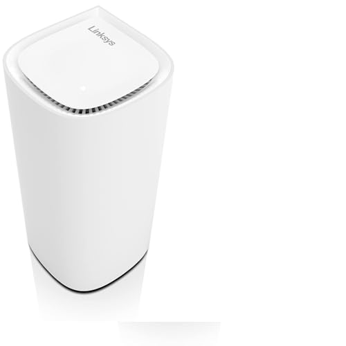 Image of Linksys Velop Pro 6E WiFi Mesh System | One Cognitive Mesh Tri-Band router with 5.4 Gbps (AXE5400) Speed | Coverage up to 3,000 sq ft | Connect 200+ Devices | 1Pk MXEC621 | 2023 Release