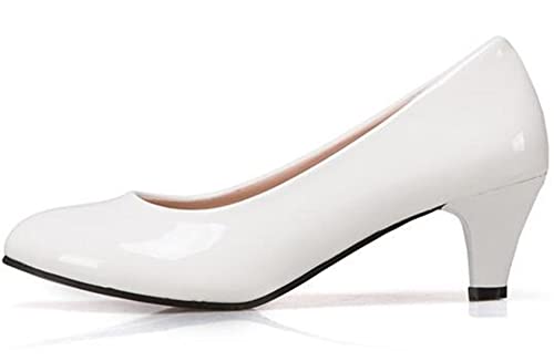 Womens Kitten Heel Office Dress Pumps Work Formal Court Shoes2