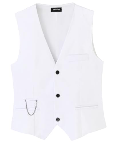 Men's Vest Formal Business Slim Fit Sleeveless Dress Vest Waistcoat - Main Image