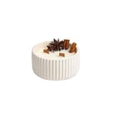 Atuvela – Vela Artesanal de Cera de Soja con Mecha de Madera | Aroma Canela y Manzana | Hecha a Mano en España | Vela Perfumada para Hogar y Regalo