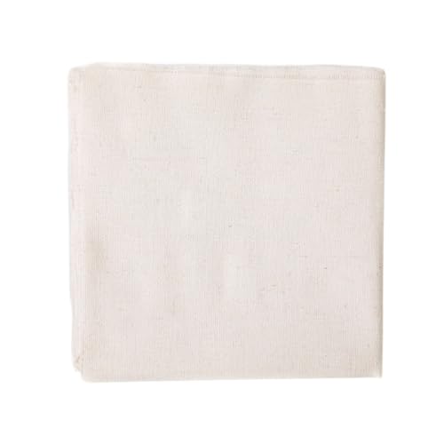 Tissu à broder carré 30 cm en coton blanc pour le bricolage
