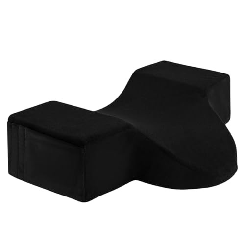 GkgWuxf Eyelash Pillow Eyelash Bed Pillow for Head - Neck Cushion with Pockets for Beauty Salon Lash Grafting Support Supplies