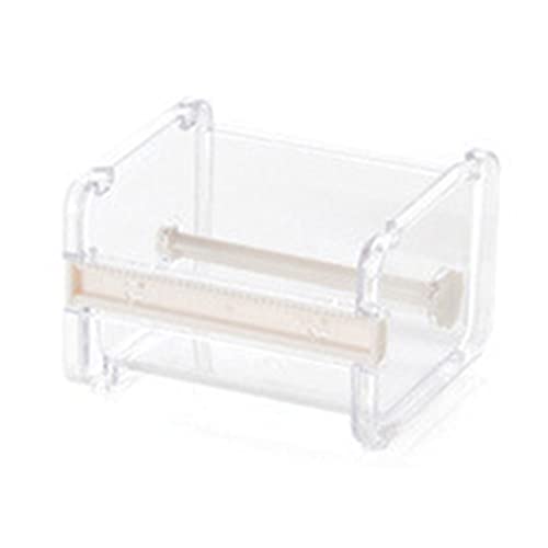 zhaoying Dispensador de cinta Washi, dispensador de cinta adhesiva, cortador de cinta, soporte de cinta para rollo de escritorio visible, soporte para rollo de papelería para escritorio y oficina Cover