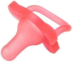 Chupete Silicona 1 sola pieza 0 meses -Rosa- HappyPaci