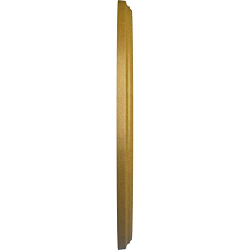 Image of Ekena Millwork CM15BEPGS 15-3 /4 inch x 3-7 /8 inch x 3 /4 inch Berkshire Ceiling Medallion, Pharaoh's Gold