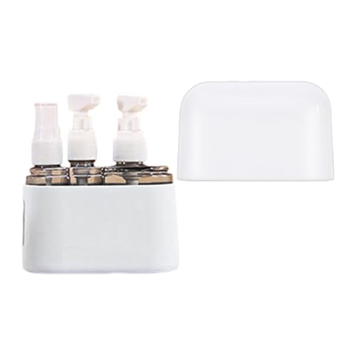 laxreheye Botellas de champú de viaje, recipiente recargable a prueba de fugas, dispensador de artículos de tocador portátil para mujeres y hombres, ducha, champú de maquillaje, cuidado de la piel