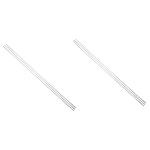 Gatuida 6 Piezas De Tubo De Aluminio Hueco Barra De...