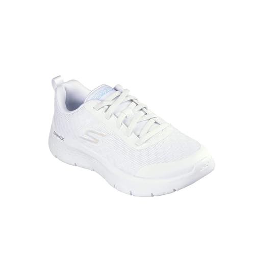 Skechers Skechers Women's GO Walk Flex Viva, White Textile Trim, 6.5
