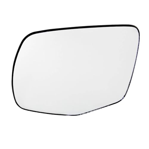 TRQ Driver Side Mirror Glass Flat with Backing Plate Compatible with 2016-2018 Honda Pilot, 2017-2019 Honda Ridgeline, Replaces 76254T6ZA01 76254T6ZA11