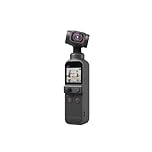 DJI Pocket 2 - Caméra 4K à Stabilisation 3 Axes, Vlog, Vidéo Ultra HD, Photo Haute Résolution 64 MP, 1/1.7” CMOS, HDR, Réduction du Bruit, Timelapse, Slow Motion, 8x Zoom, Livestreaming , Noir