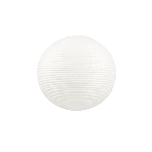 Henjjras 23inch White Round Paper Lamp shade,Chinese Lanterns,Pendent Paper Lantern,Interior