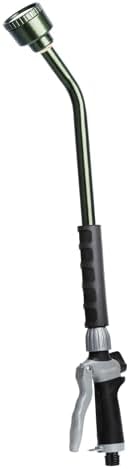 RESTMO 62cm Gießstab Metall, Lang Gartenbrause mit Stiel, Giessstab | sanfter Dusche und Durchflusskontrolle, Ideal für hängende Körbe, Sträucher, Pflanzen, Blumen und Rasen, Dunke