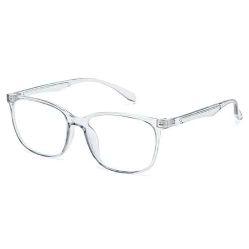 Image of Cyxus Blue Light Glasses for Men Women Reduce Eye Strain Square Frame 8083 | Eye Protection,UV Protection,Lightweight TR90 Frame,Ideal for Computer Screen Office Work