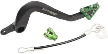 Generic Forged CNC Machined Rear Brake Pedal Compatible with Kawasaki KX100 / KX85/ KX112 6061 T-6 BILLET ALUMINUM MADE IN USA, 0343-21-33